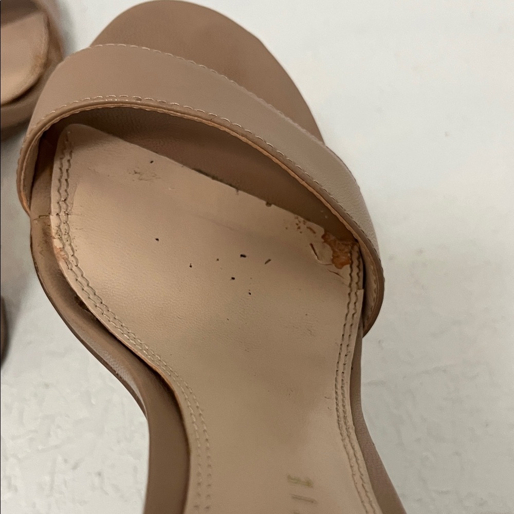 Kelly & Katie Tan Ankle Strap Heels - Picture 8 of 9